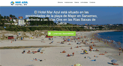 Desktop Screenshot of hotelmarazul.com